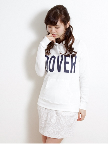 ・DOVER裏毛フード付き長袖プルオーバー アースミュージック&エコロジー