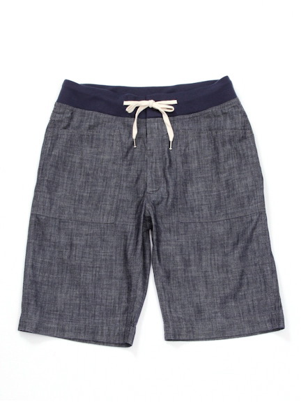 Men's ダンガリー リブショートパンツ