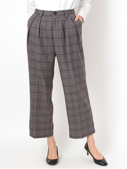 ・ウィンドペン タックパンツ