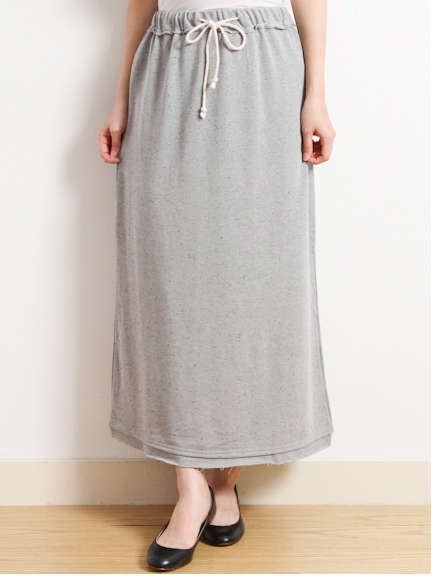 TCネップ裏毛 フレアスカート