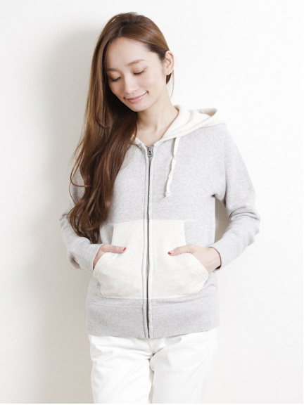 ビンテージ吊裏毛 長袖ZIPパーカー