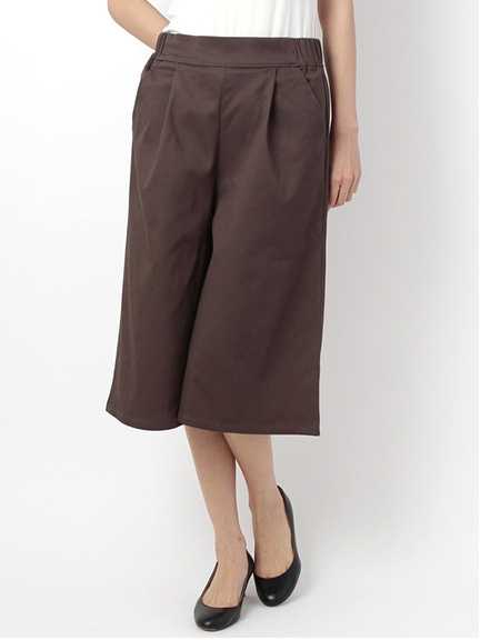 ・綿ツイル キュロットスカート