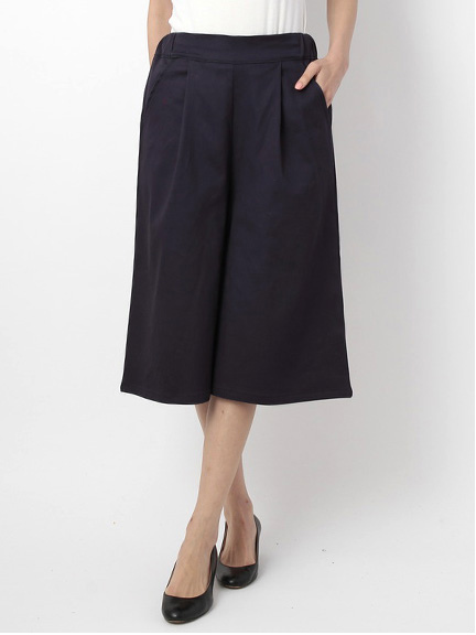 ・綿ツイル キュロットスカート