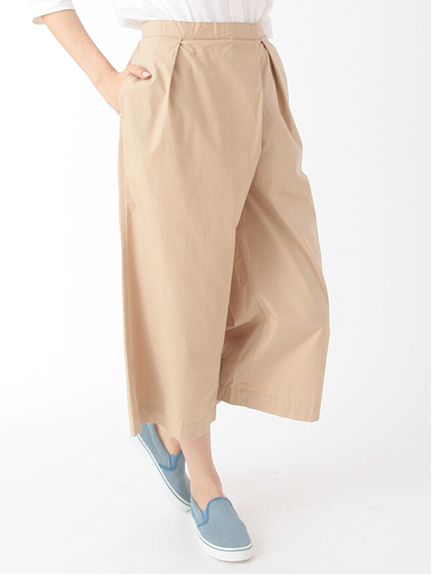 ・コットンダンプ ガウチョパンツ