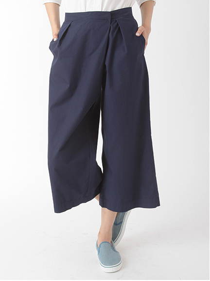 ・コットンダンプ ガウチョパンツ