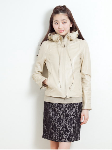 lamb leather hooded/LBZ アースミュージック&エコロジー