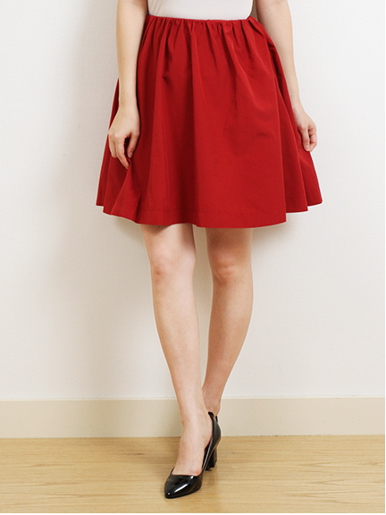 taffeta tuck gather/SK