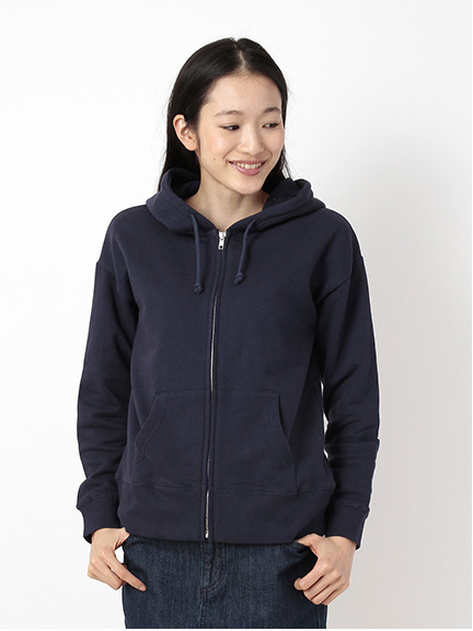 Bフード付きZipパーカー