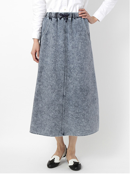 【Special Price】Aカットデニムロングスカート