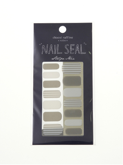 ストライプミックスネイルシール