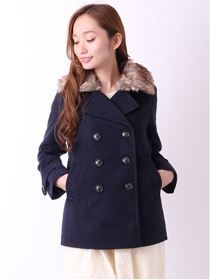 Bイタリアメルトンピーコート