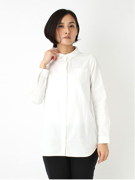 Bオックスラウンド長袖チュニック