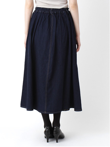 Aデニムロングスカート