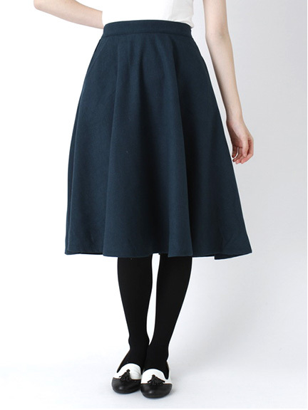 フラノフレアミモレスカート