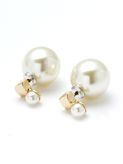 リバーシブルラウンドキャッチピアス2