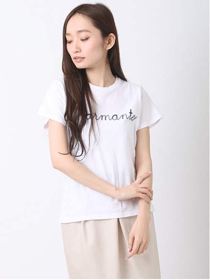 ・ロゴ刺繍Tee