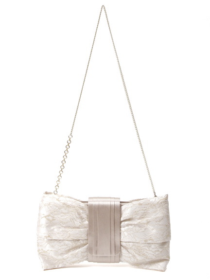 Lapuis×YCVC レースクラッチバッグ