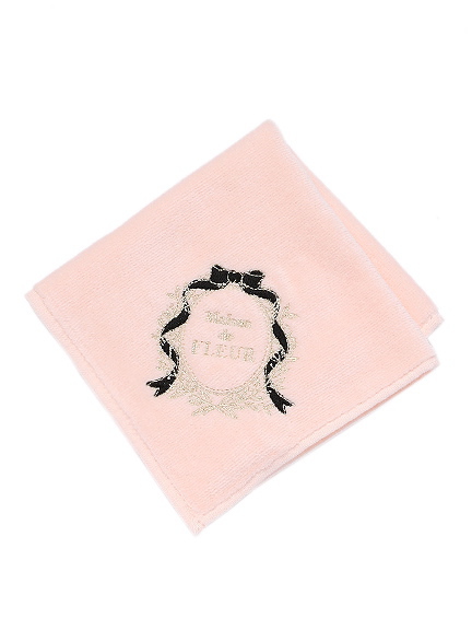 ロゴ刺繍タオルハンカチ