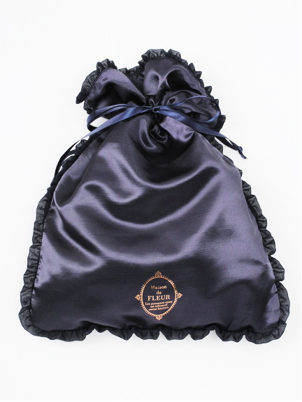 フリルプリントマルチ巾着