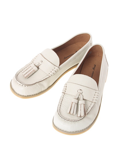 Samansa Mos2タッセル付ローファー 