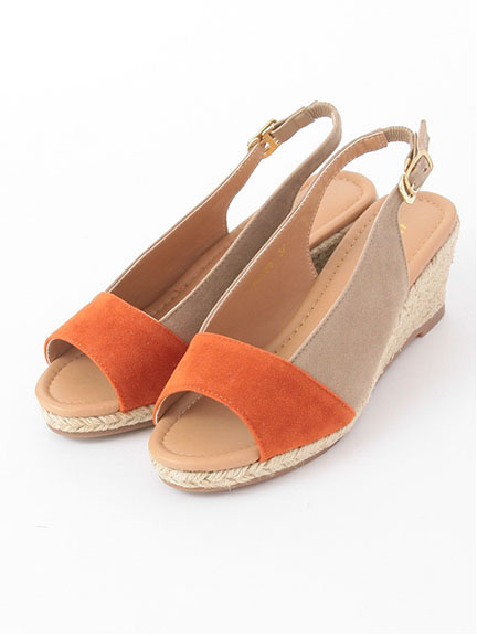 バイカラーサンダル 1805088-23-12-13