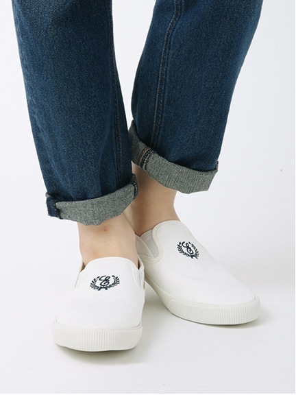 刺繍デッキシューズ 1804980-22-13-13