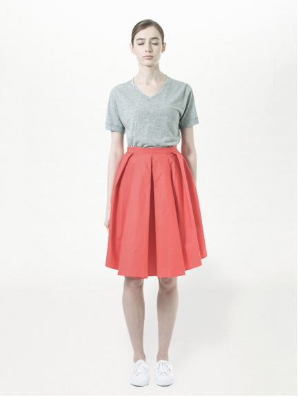 ・オーガニックスソラウンドVネック半袖Tシャツ