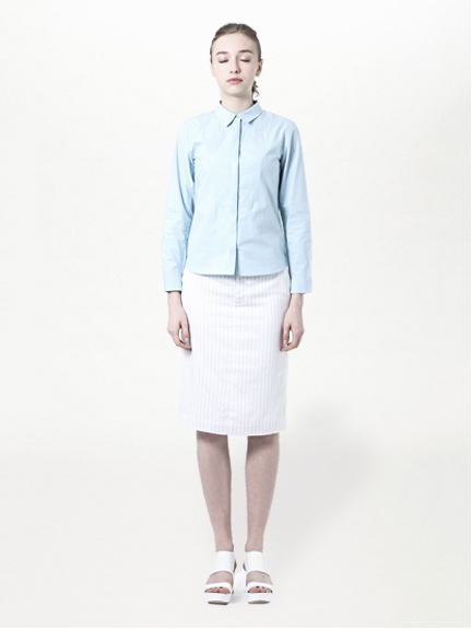 ・ピンストライプミニスカート