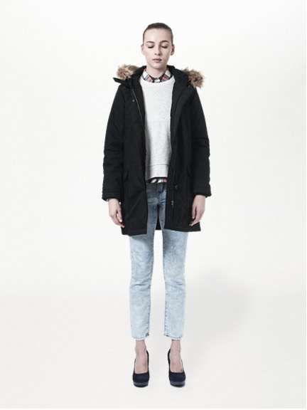 ナカワタキルティングモッズコート