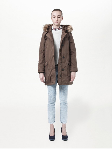 ナカワタキルティングモッズコート