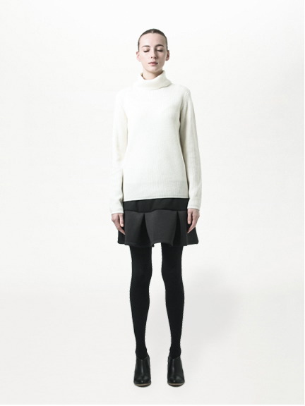 ムジタートル長袖ニットプルオーバー