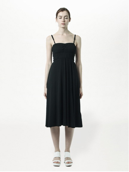 ・シャーリングベアマキシワンピース